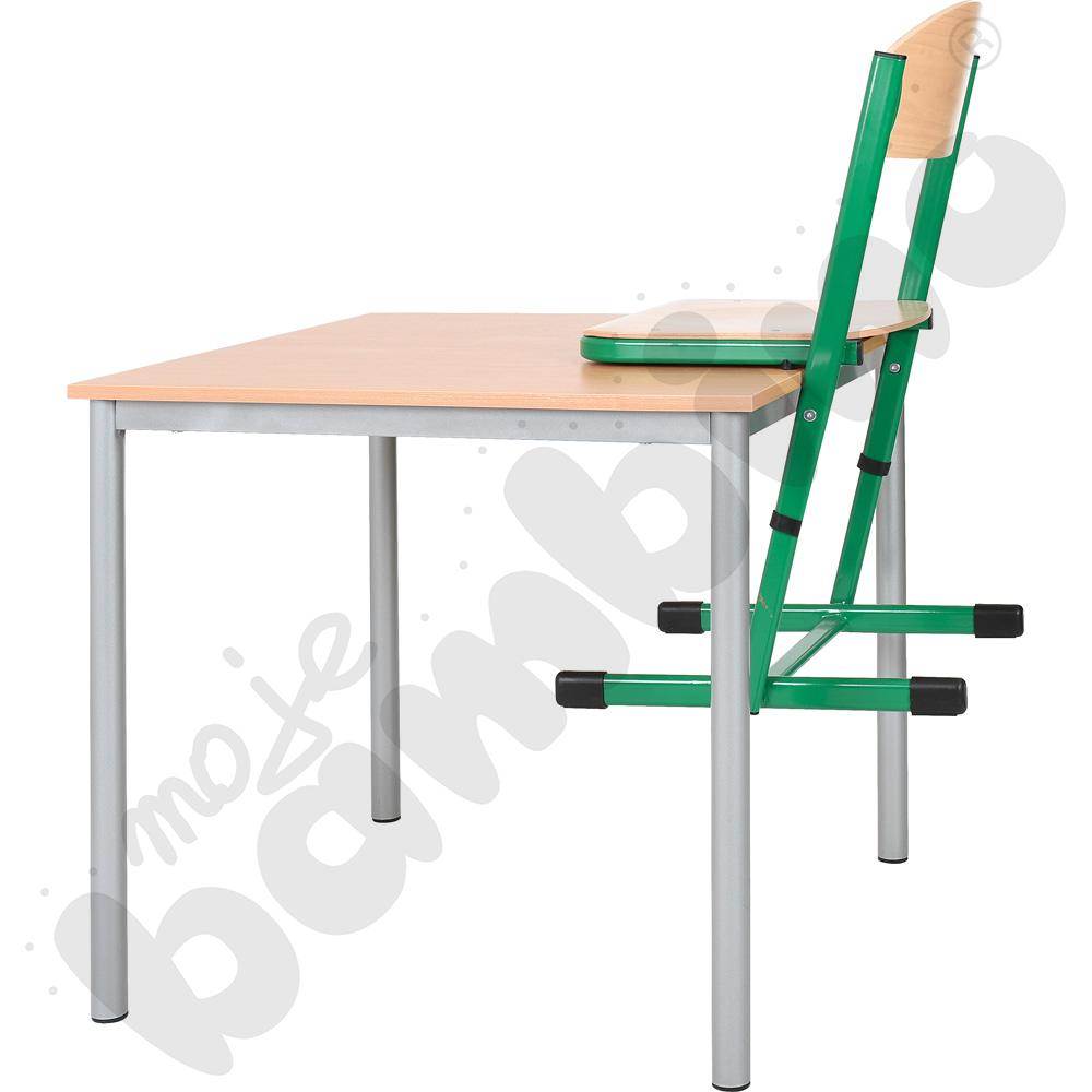 Krzesło T wzmocnione regulowane, rozm. 3-4 - zielone