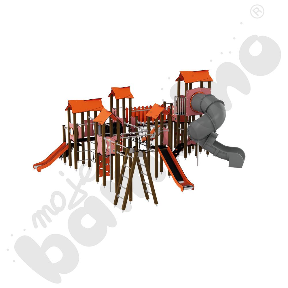 Zestaw Urbi 15, słupy drewniane A