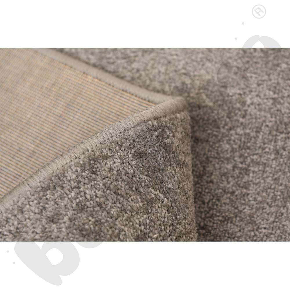 Dywan okrągły o śr. 100 cm - szary