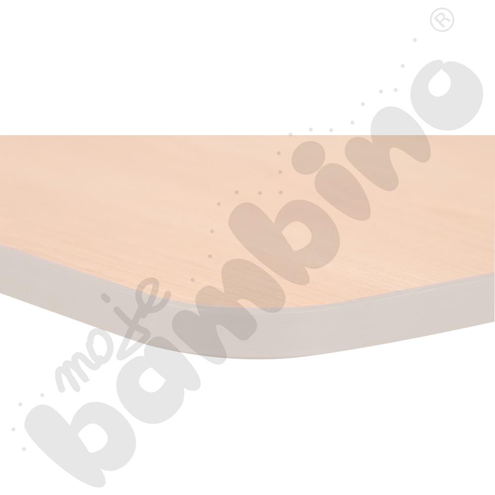 Blat Quadro klon jasny kwadratowy, szare obrzeże