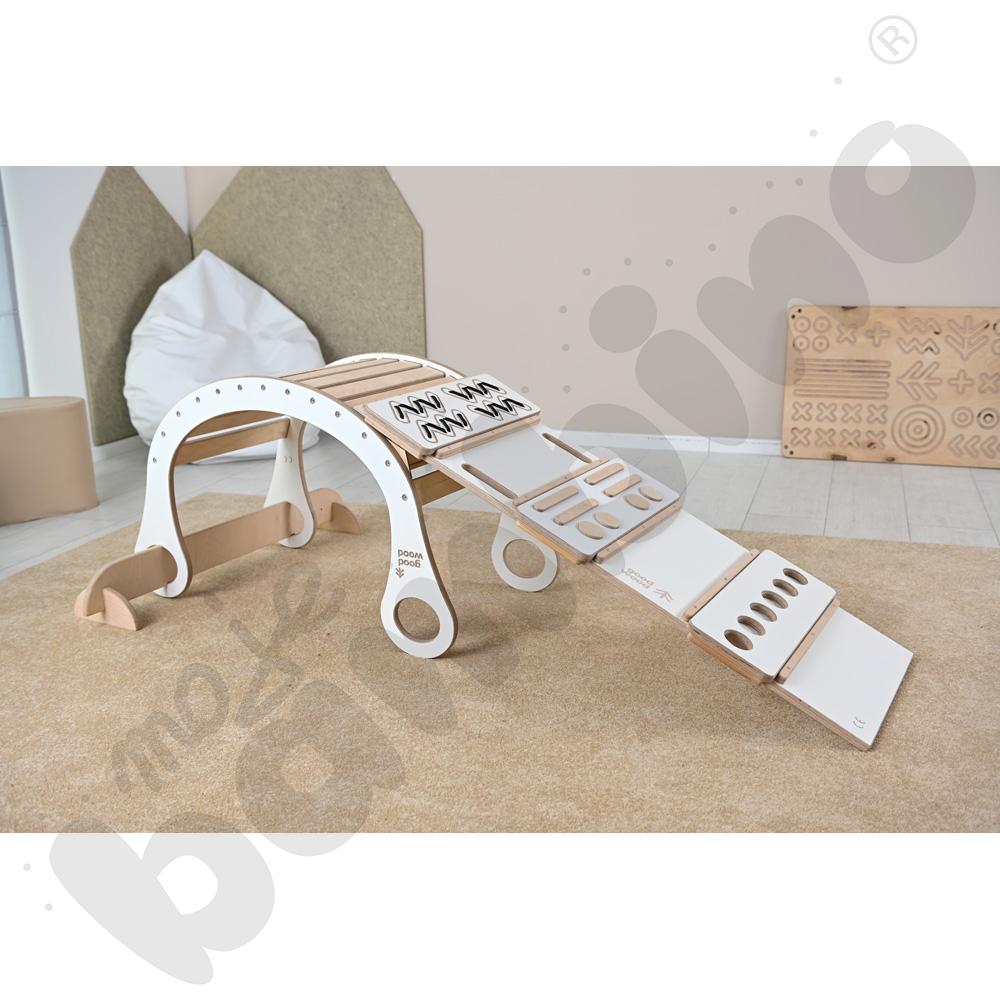 Drewniana drabinka Good Wood - biała - MED Drewniana drabinka Good Wood - biała - MED