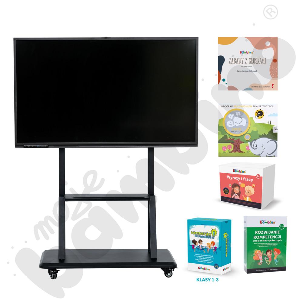 Monitor interaktywny insGraf DIGITAL FUTURE 65 + programy do edukacji wczesnoszkolnej Monitor interaktywny insGraf DIGITAL FUTURE 65 + programy do edukacji wczesnoszkolnej