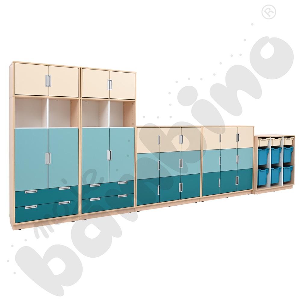 Quadro - zestaw 282 - skrzynia jasny klon