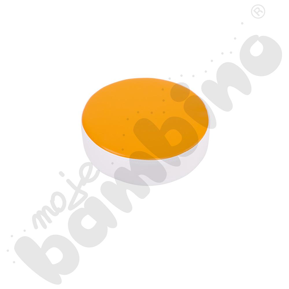 Pufka-drops okrągła pudrowa pomarańczowa