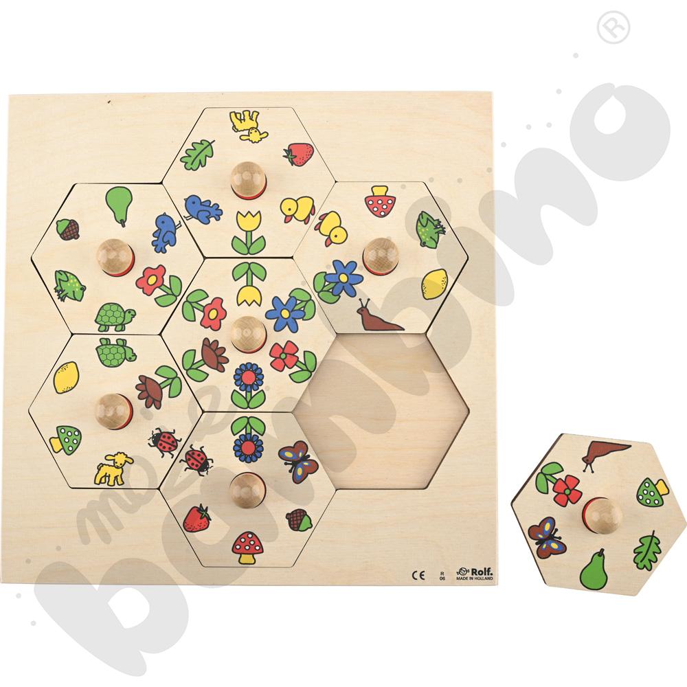 Puzzle z uchwytem - natura