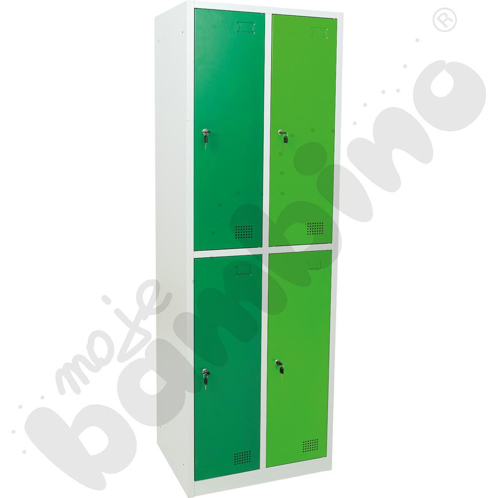 Drzwi do szafy skrytkowej 4 i 6-schowkowej - zielone 2 szt.