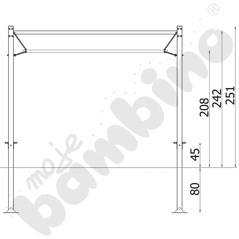 NinjaWorkout Starter - Lewitująca drabinka NinjaWorkout Starter - Lewitująca drabinka