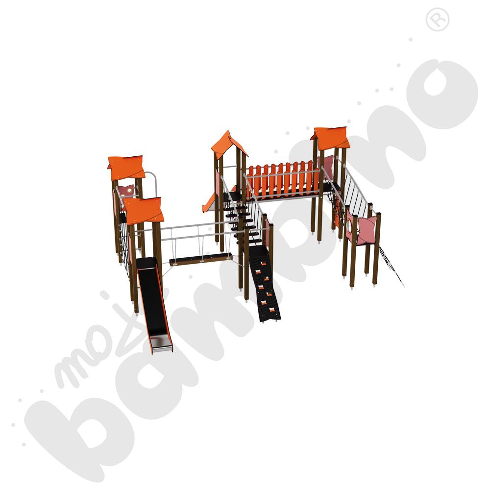 Zestaw Urbi 11, słupy drewniane A