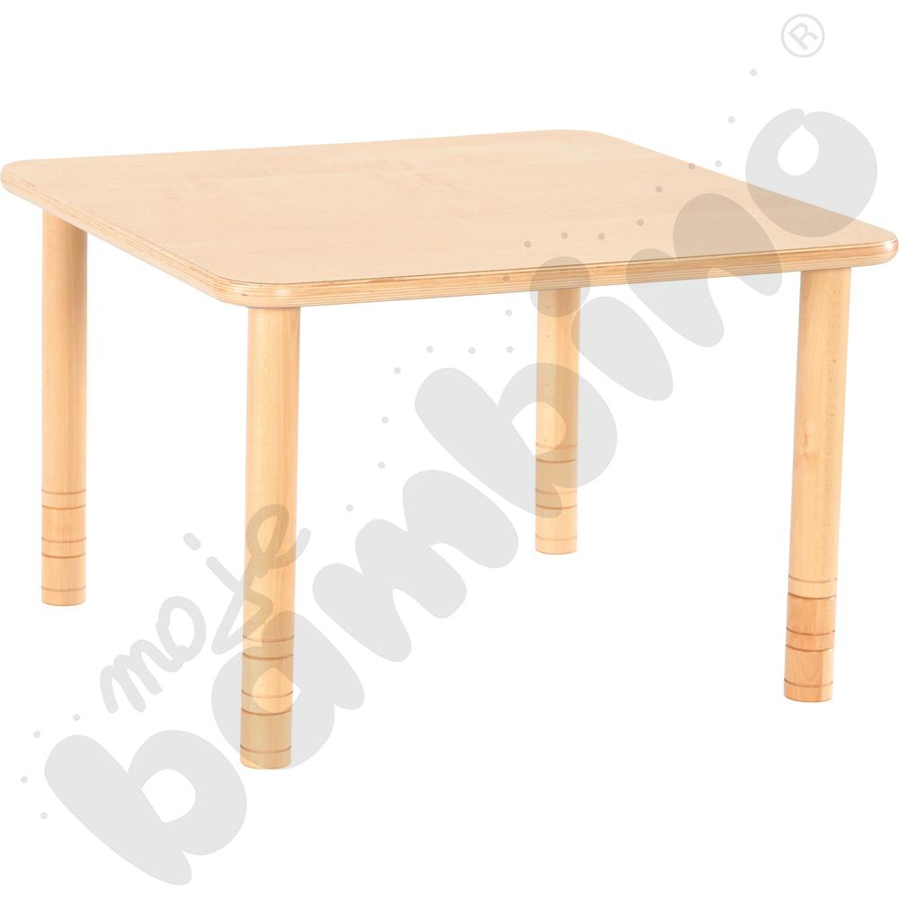 Stół Flexi kwadratowy szkolny - bukowy