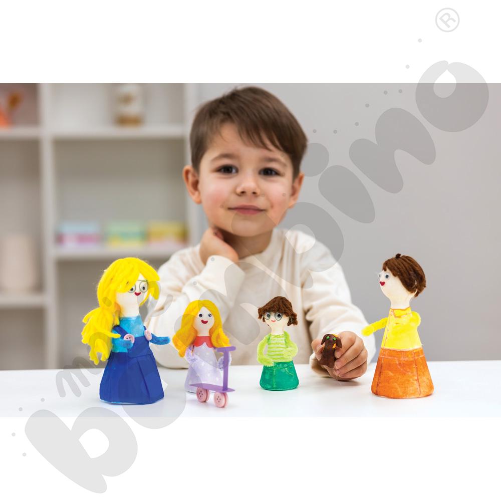 Figurki styropianowe, wys. 15 cm, 8 szt.