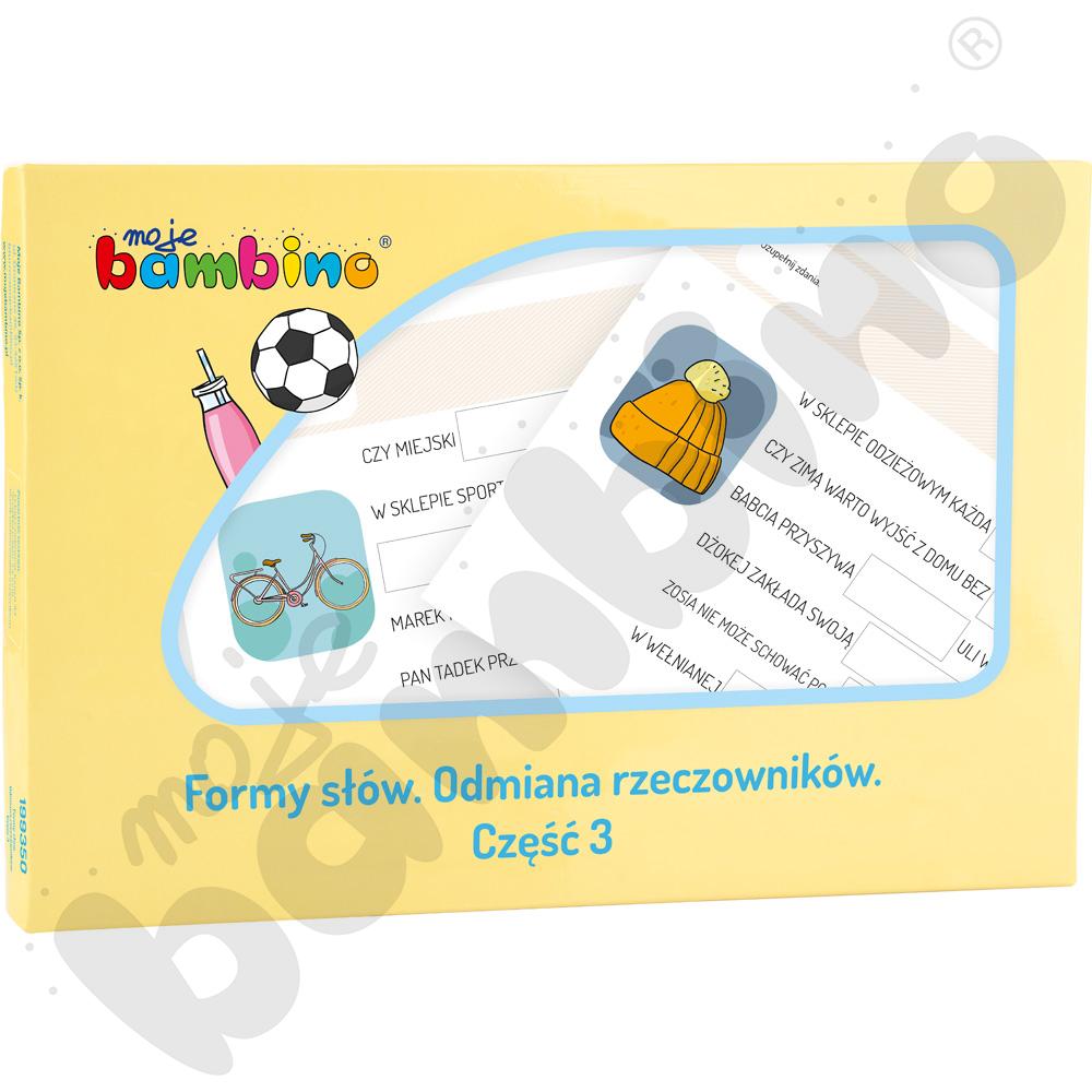 Formy słów. Odmiana rzeczowników. Część 3 Formy słów. Odmiana rzeczowników. Część 3