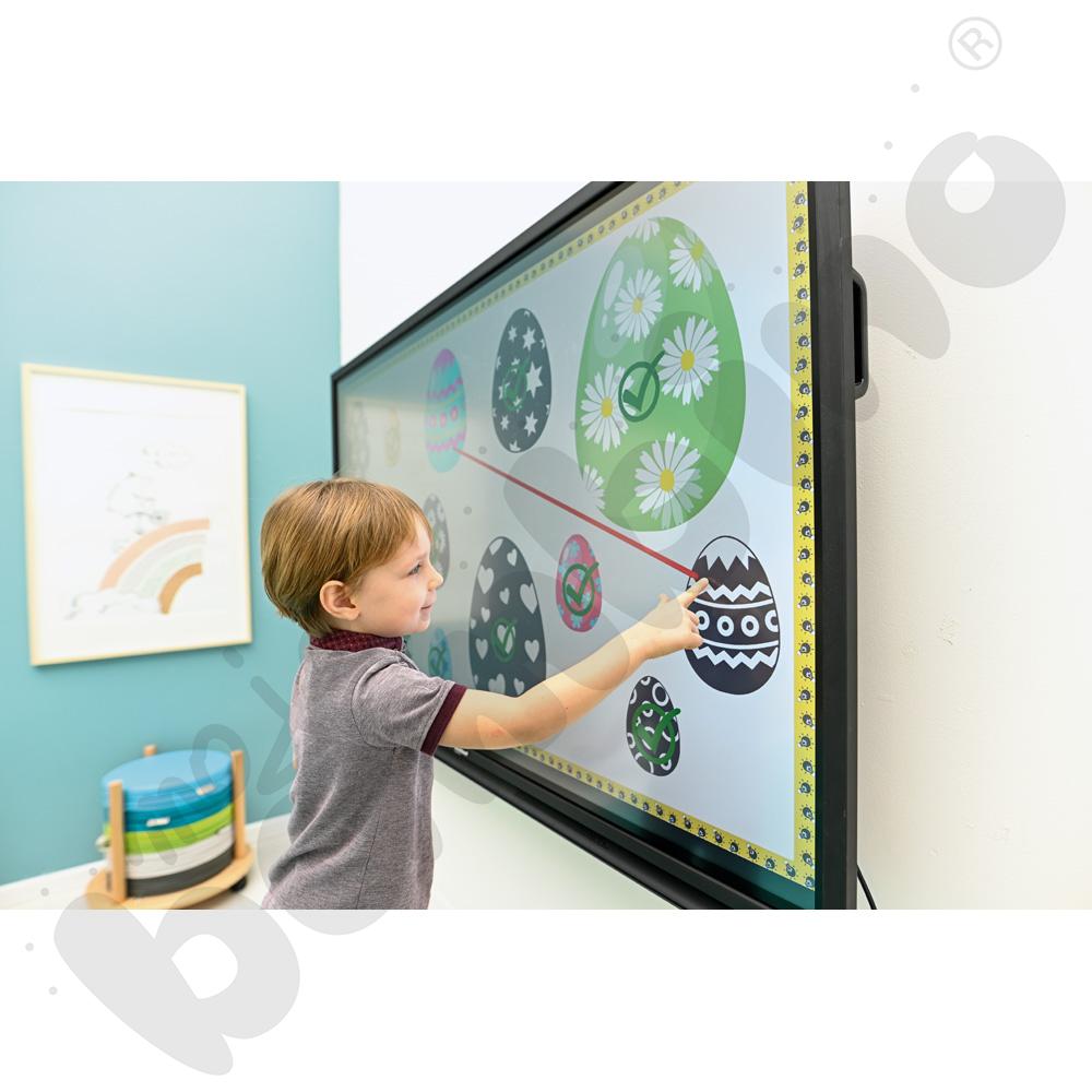 JumboEdu z monitorem interaktywnym insGraf Digital EduSpace 65 i uchwytem ściennym