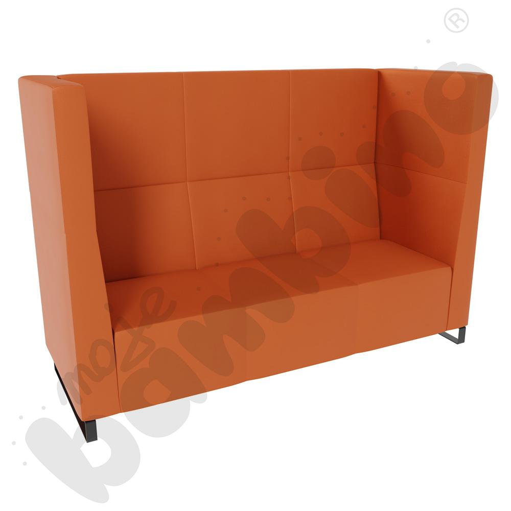 Sofa Universum 3-os. wys. 133 cm, 2 boki średnie, tkanina MT07