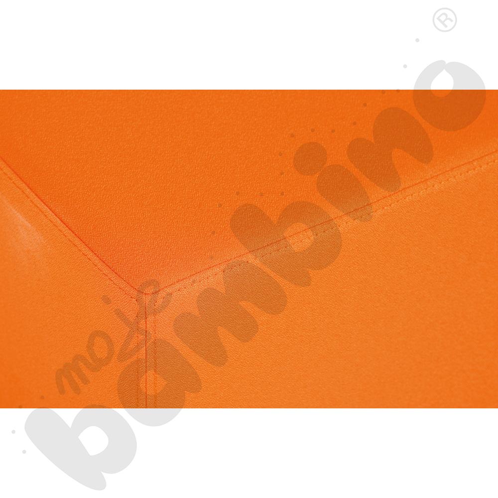 Pufa Blocco Mini kwadratowa pomarańczowa