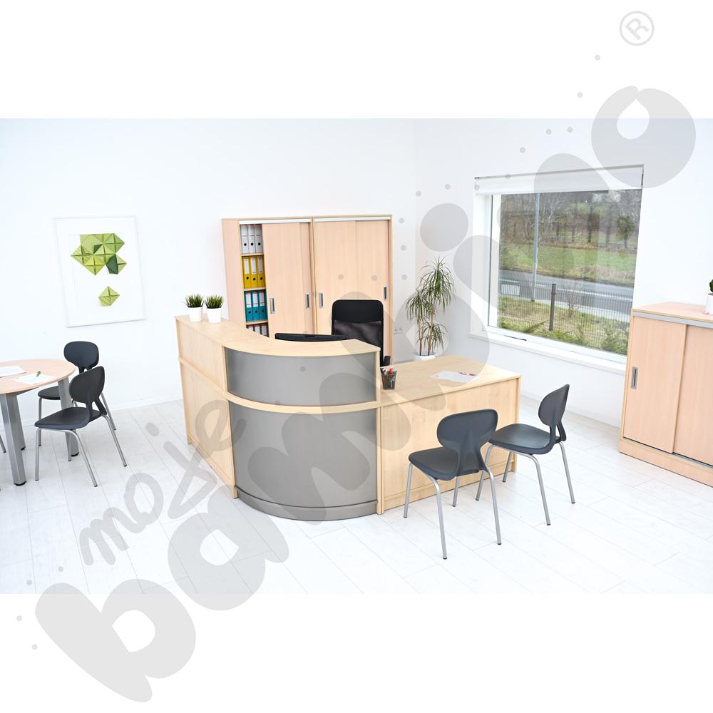 Nadstawka do prostej lady recepcyjnej - klon 375