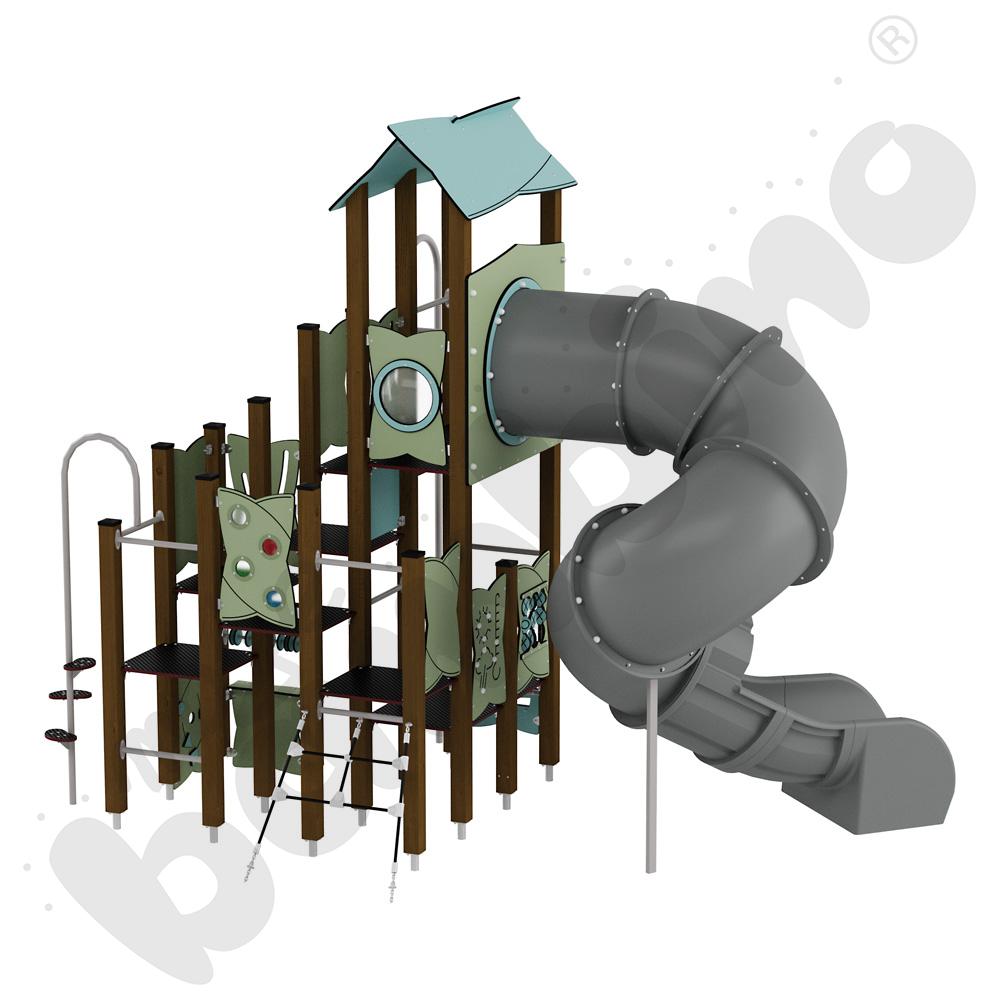 Zestaw Urbi 14, słupy drewniane C