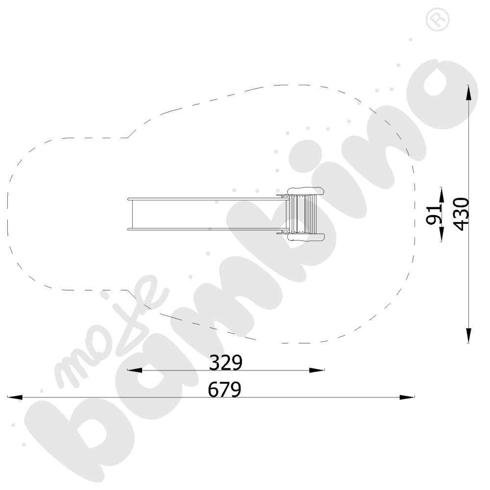 Zjeżdżalnia wolnostojąca 180 Robinio