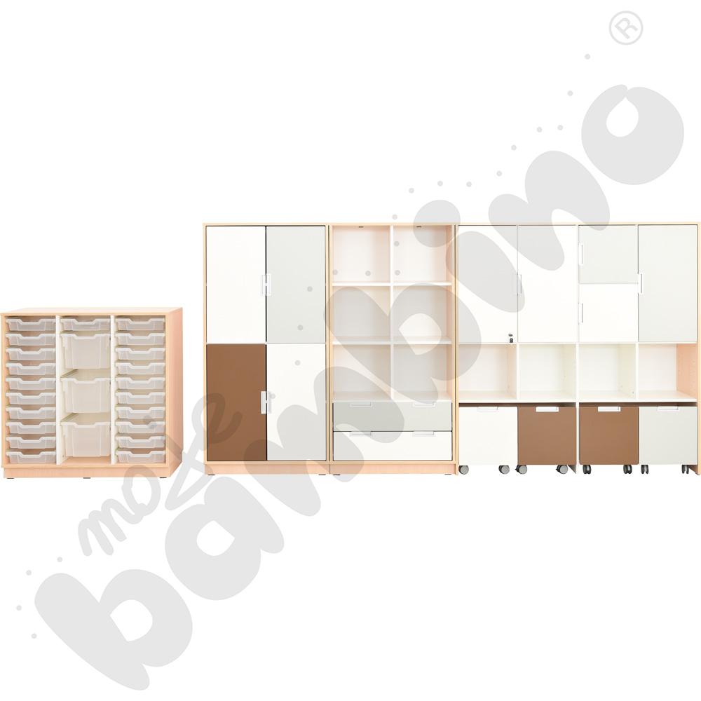 Quadro - zestaw 77, 90 st., skrzynia klon jasny