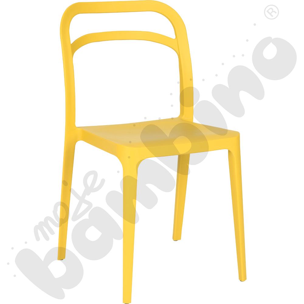 Krzesło Leon musztardowe