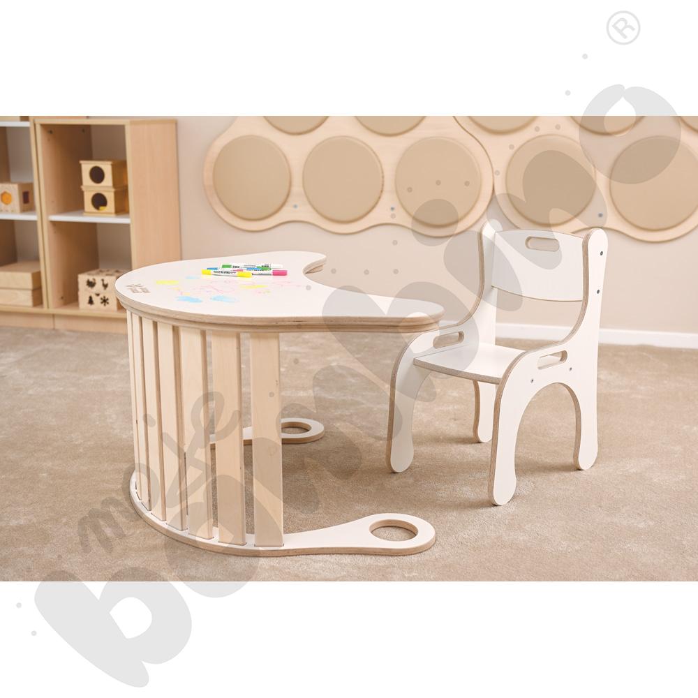 Krzesło ergonomiczne Good Wood - białe