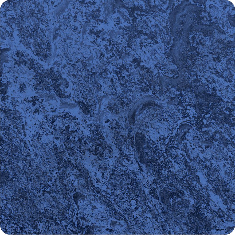 Cichy blat Plus kwadratowy, 120 x 120 - niebieski