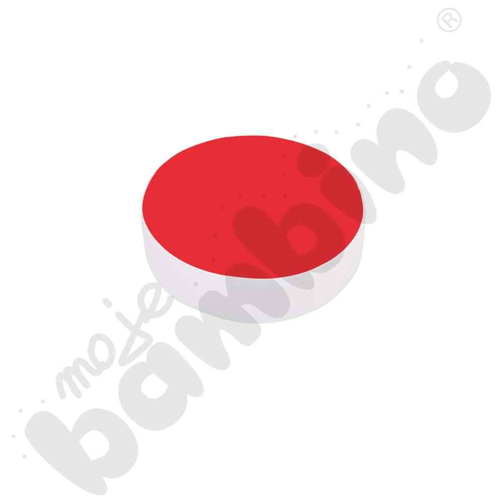 Pufka-drops okrągła pudrowa czerwona
