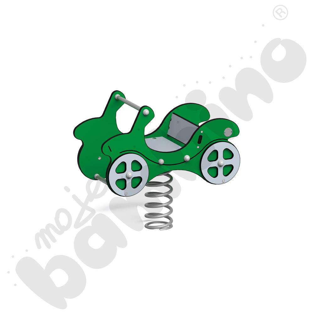 Sprężynowiec Autko na podstawie betonowej