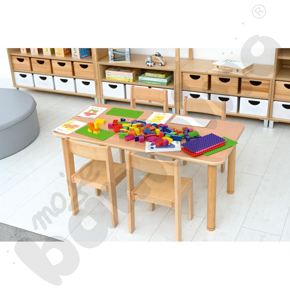 Stół Flexi prostokątny 120 x 60 - bukowy Stół Flexi prostokątny 120 x 60 - bukowy