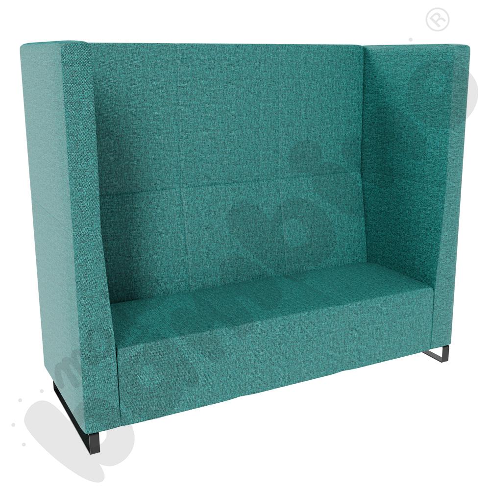 Sofa Universum 3-os. wys. 163 cm, 2 boki wysokie, tkanina RO19