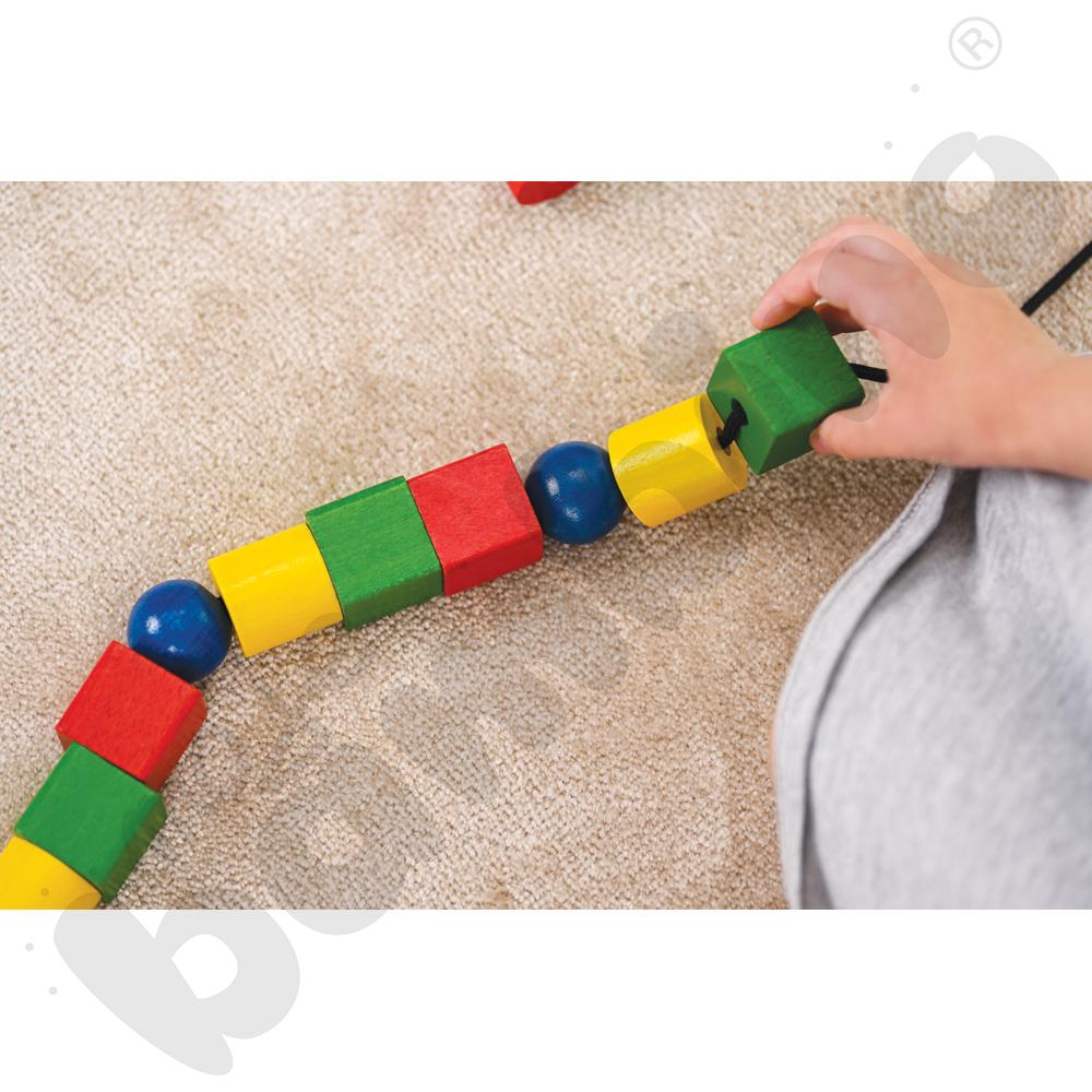 Duże drewniane korale Duże drewniane korale