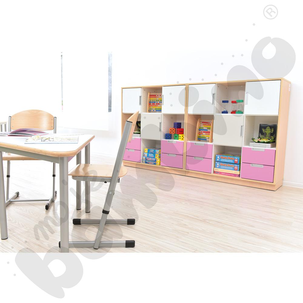 Quadro - zestaw 5, 90 st., skrzynia klon jasny