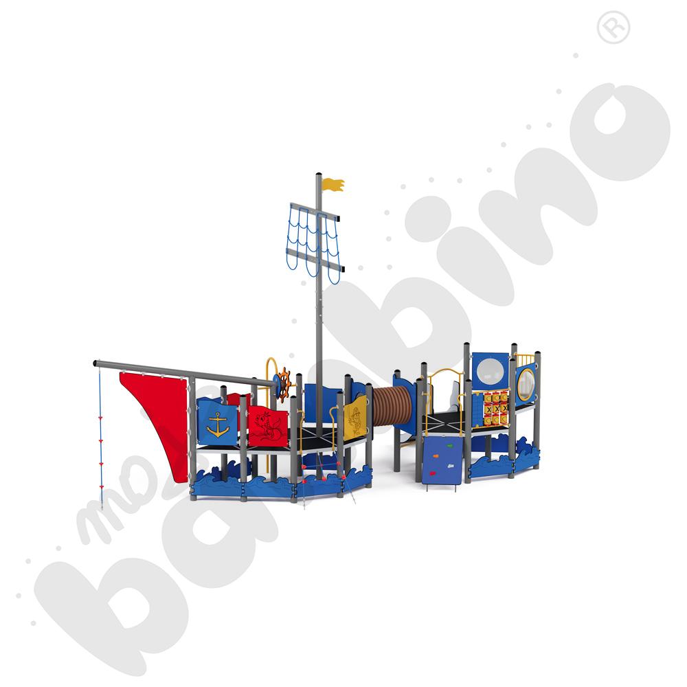 Statek Diasa, metalowe słupy