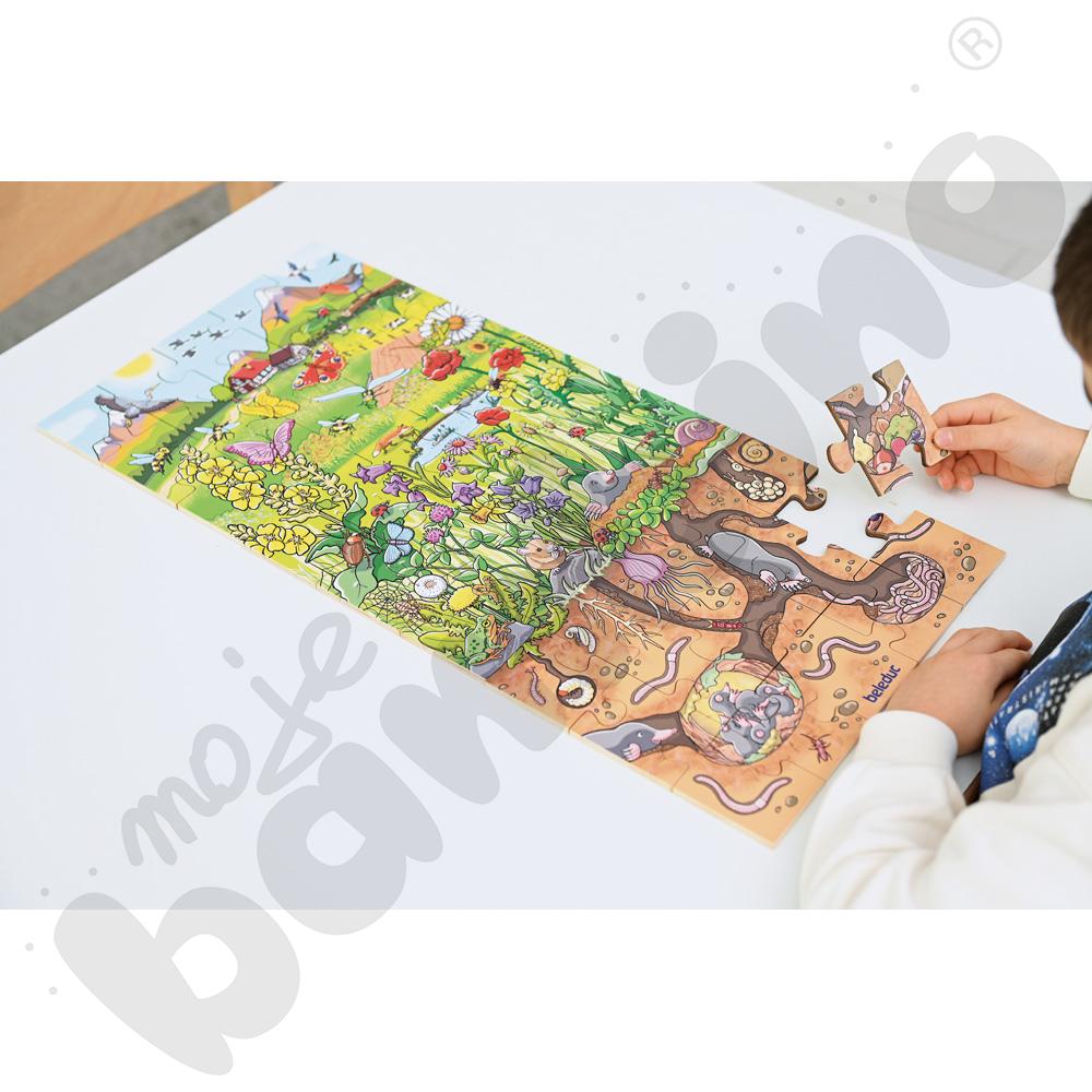 Puzzle podłogowe Łąka kwietna