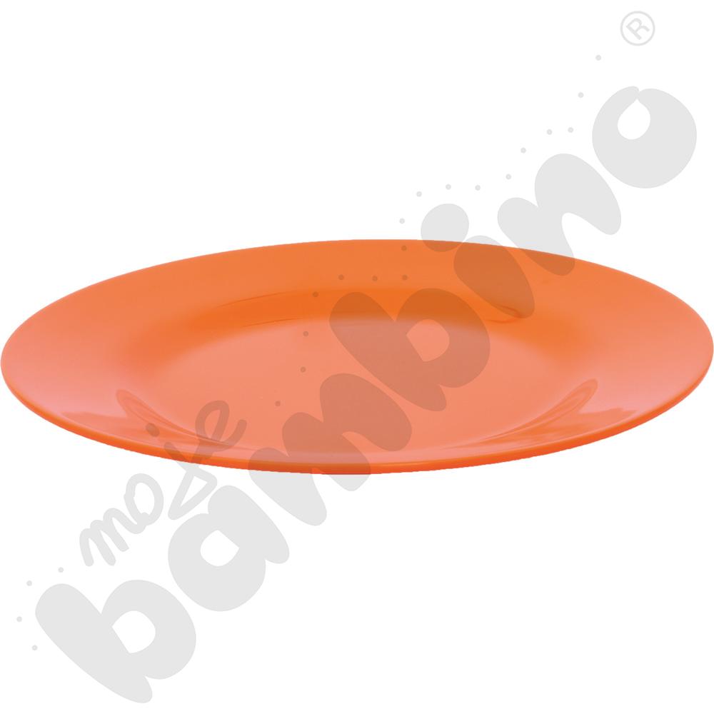 Płytki talerz 18 cm - pomarańczowy