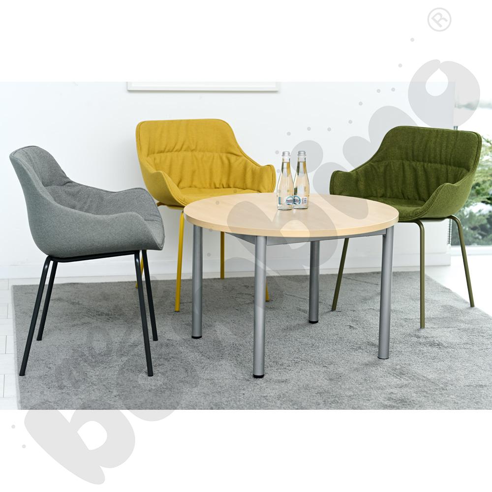 Krzesło Baltic Soft Duo musztardowe