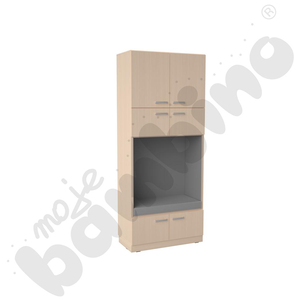 Szafa Grande XXL z siedziskiem 57 cm - klon jasny
