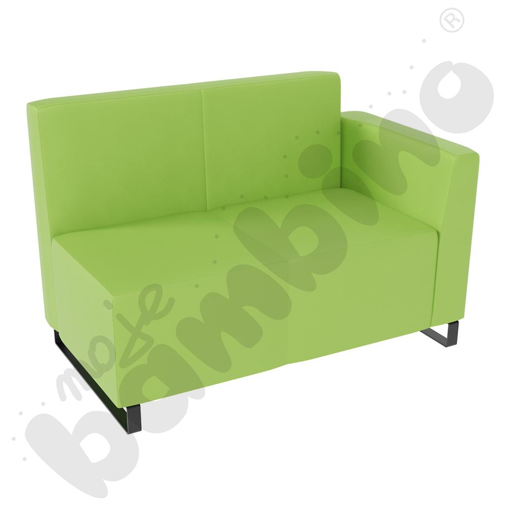 Sofa Universum 2-os. wys. 82 cm, bok niski prawy, tkanina MT14