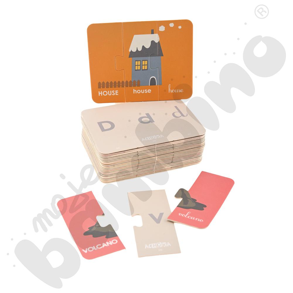 LOGI miniBot - puzzle alfabet - w języku angielskim