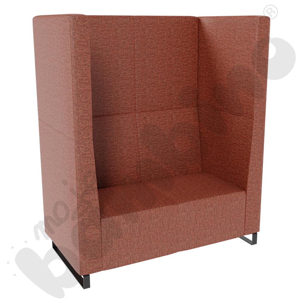 Sofa Universum 2-os. wys. 163 cm, 2 boki wysokie, tkanina RO06