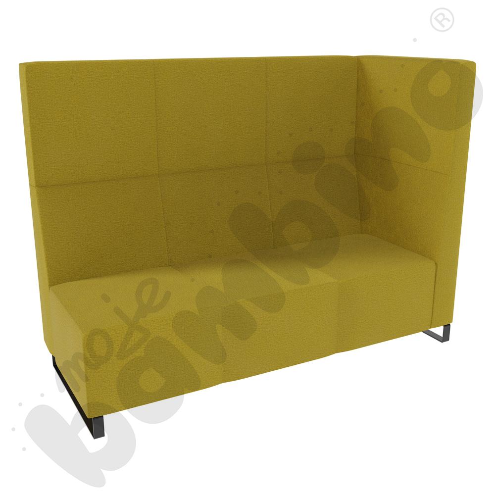 Sofa Universum 3-os. wys. 133 cm, bok średni lewy, tkanina KG13