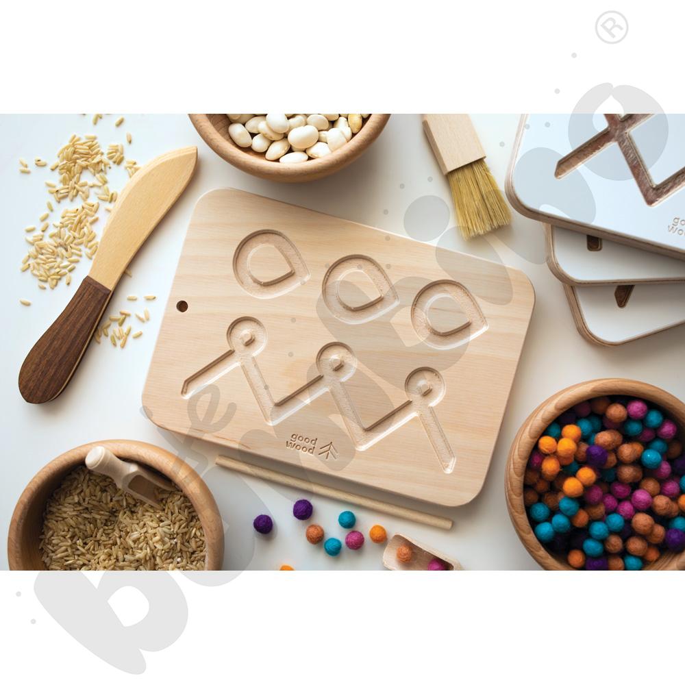 Tablice grafomotoryczne starszaka - naturalne - MED