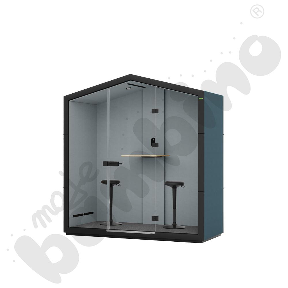 Budka akustyczna Silent Up 2-osobowa - turkusowa