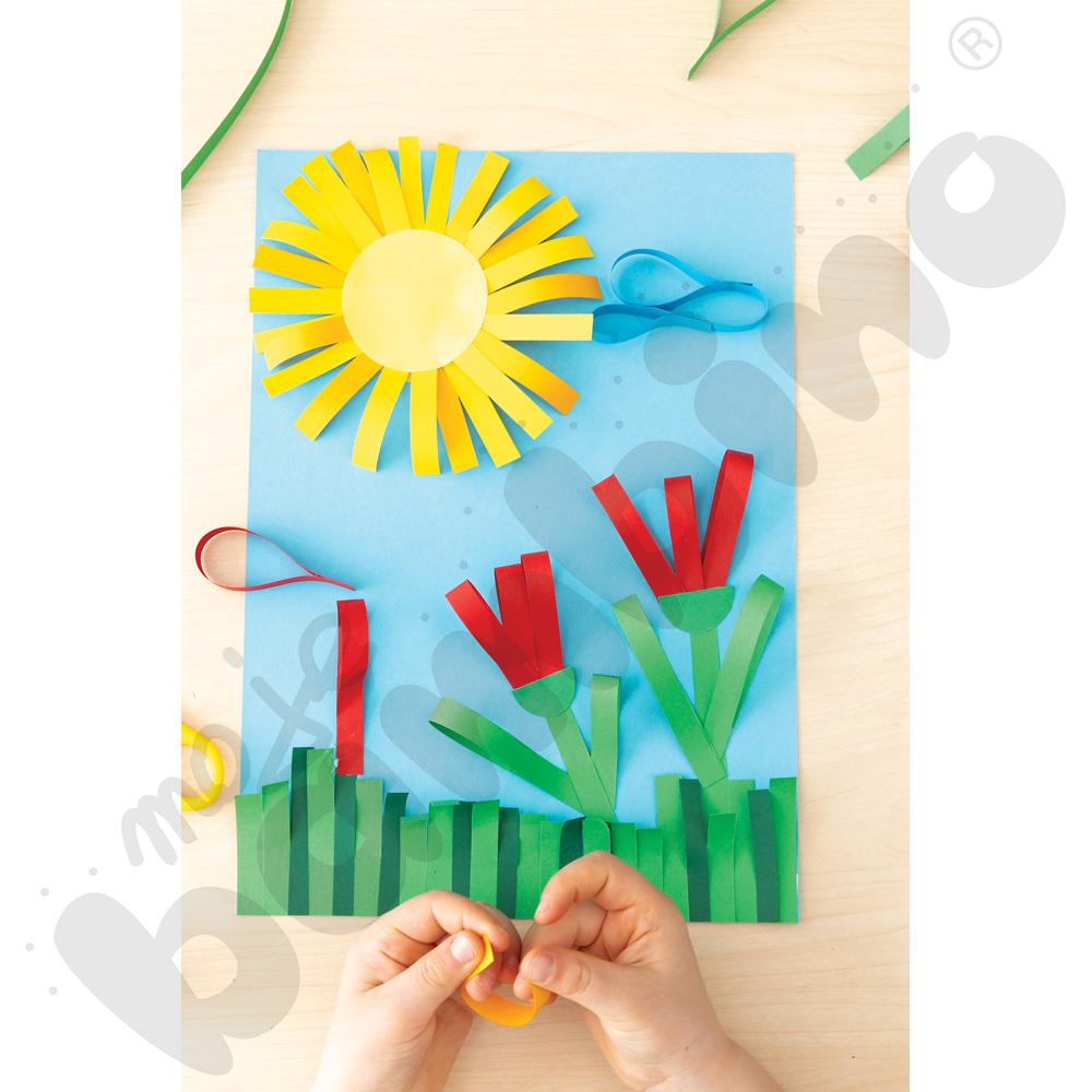 Papierowe paski kreatywne, 1-2 x 35 cm Papierowe paski kreatywne, 1-2 x 35 cm