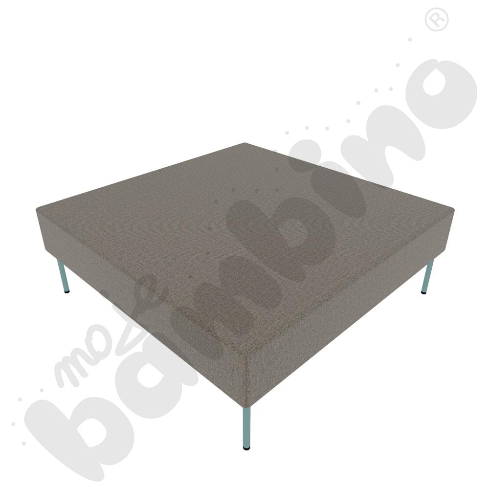Pufa Versa 120x120 cm z plastikowymi stopkami, stelaż turkusowy, tkanina RO37 Pufa Versa 120x120 cm z plastikowymi stopkami, stelaż turkusowy, tkanina RO37