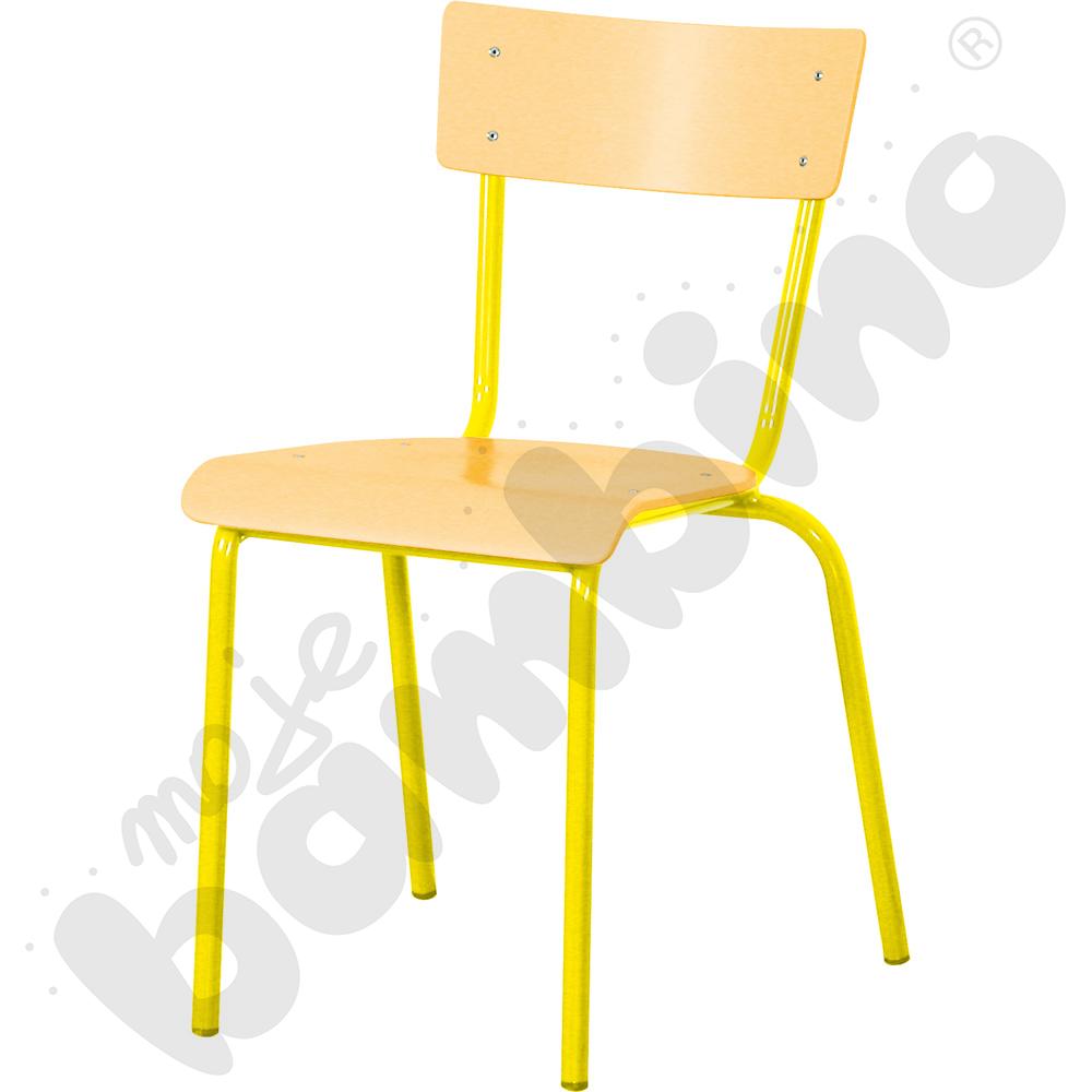 Krzesło D rozm. 4 żółte