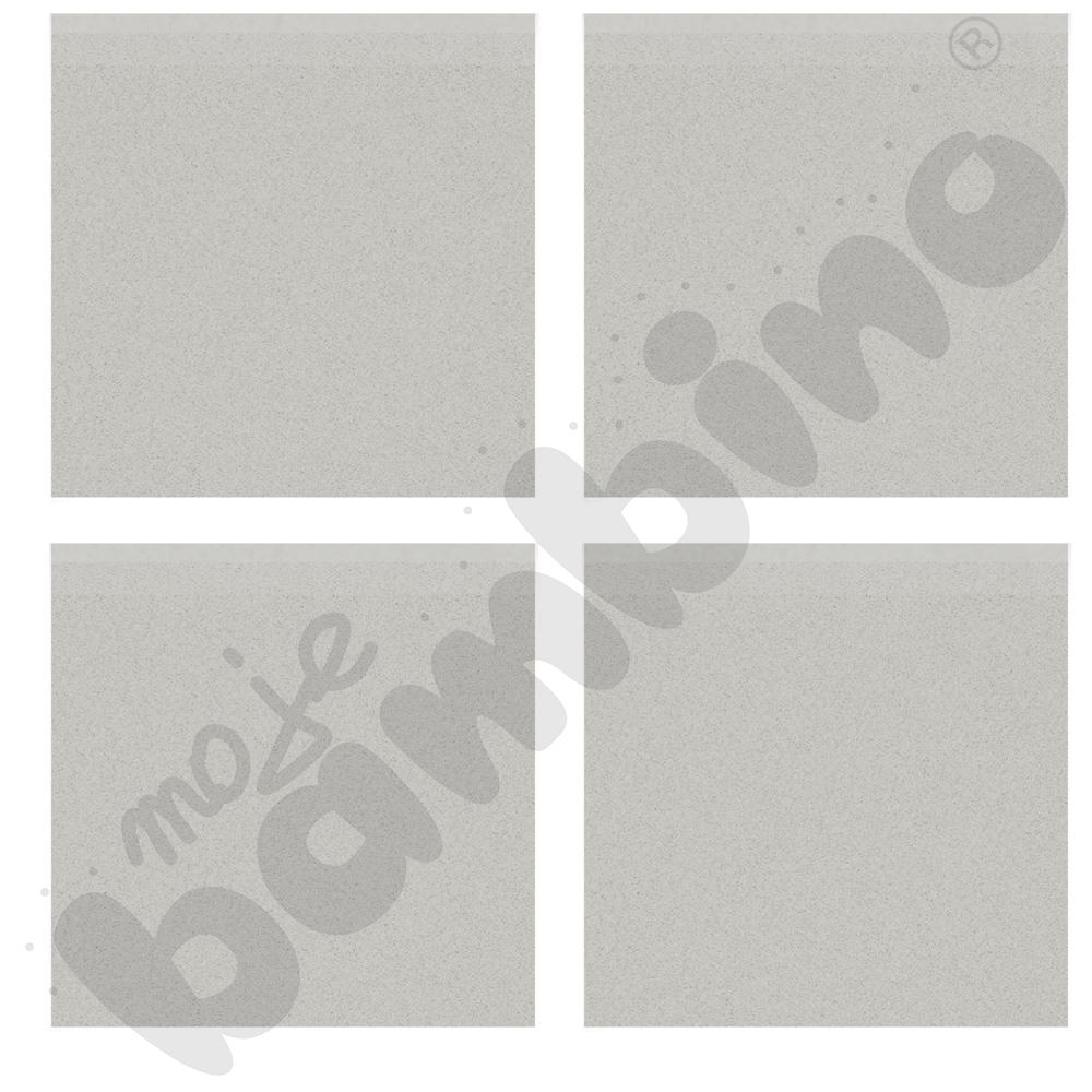 Panele Ecophon Solo Square szare 120 x 120 cm, 4 szt., mocowane na wieszaku