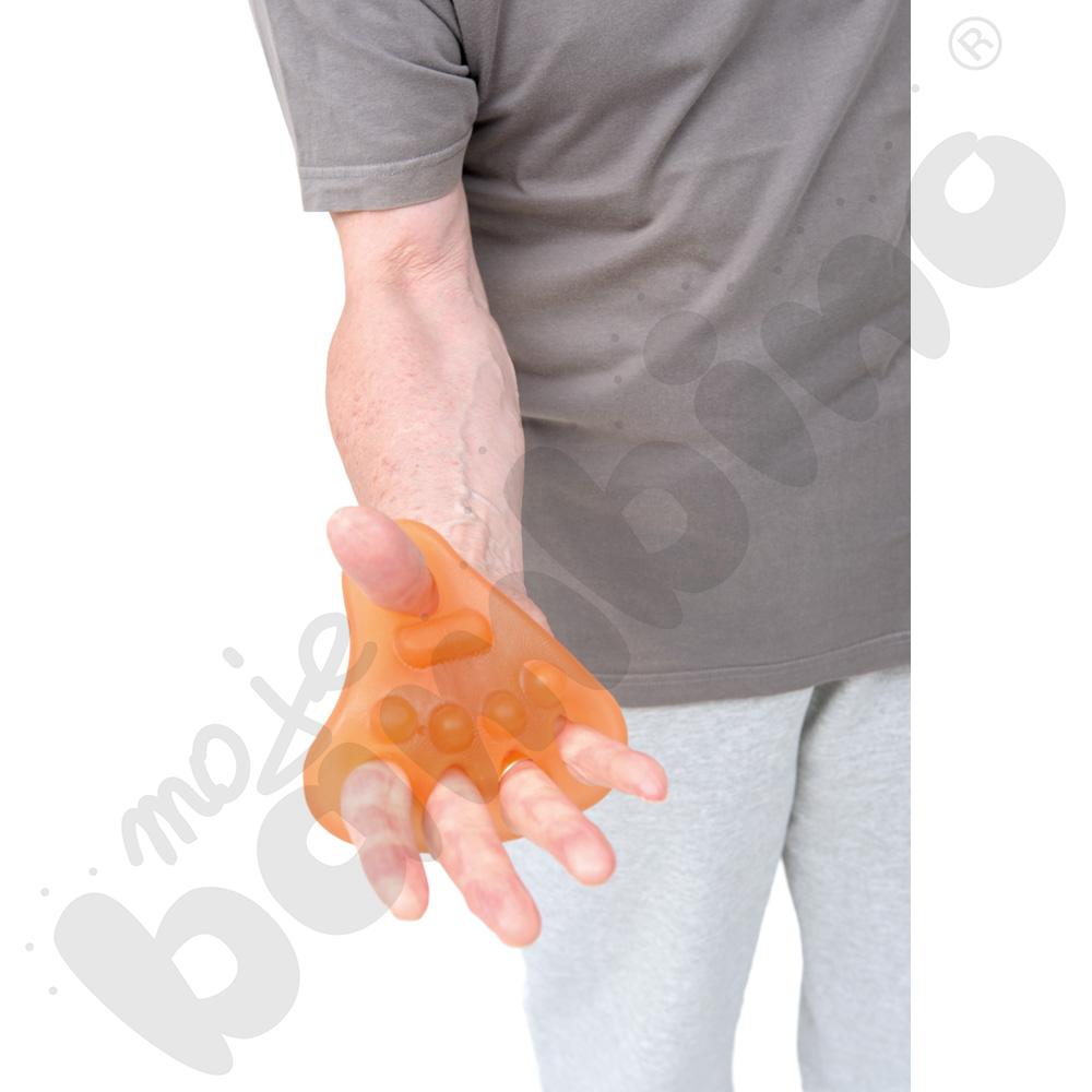 Elastyczny trójkąt do treningu dłoni - średniej twardości Elastyczny trójkąt do treningu dłoni - średniej twardości