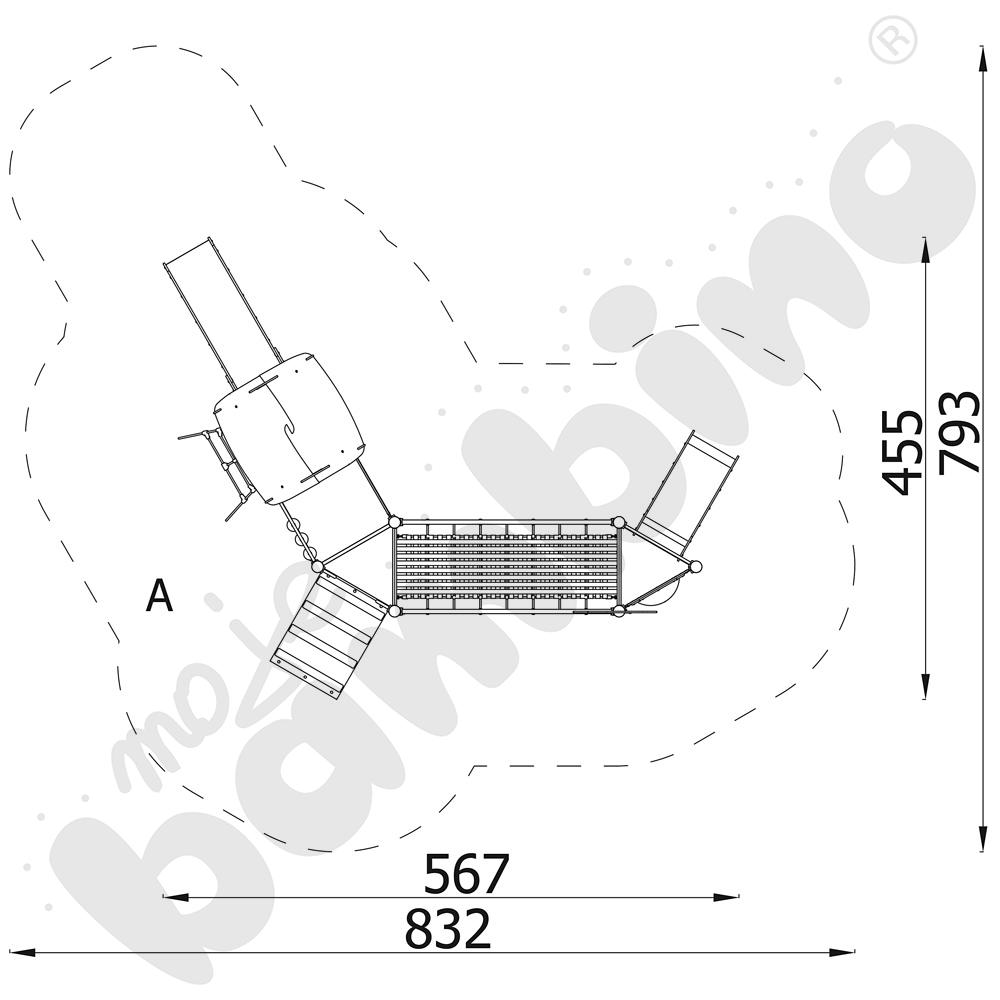 Orbis - zestaw 11373, metalowe słupy