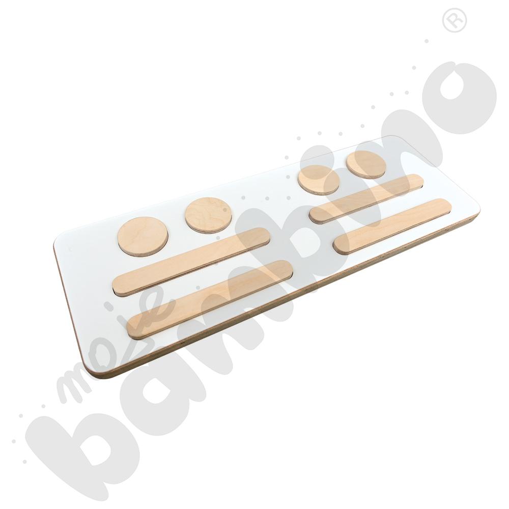 Ścieżki sensoryczne Good Wood - białe - MED Ścieżki sensoryczne Good Wood - białe - MED