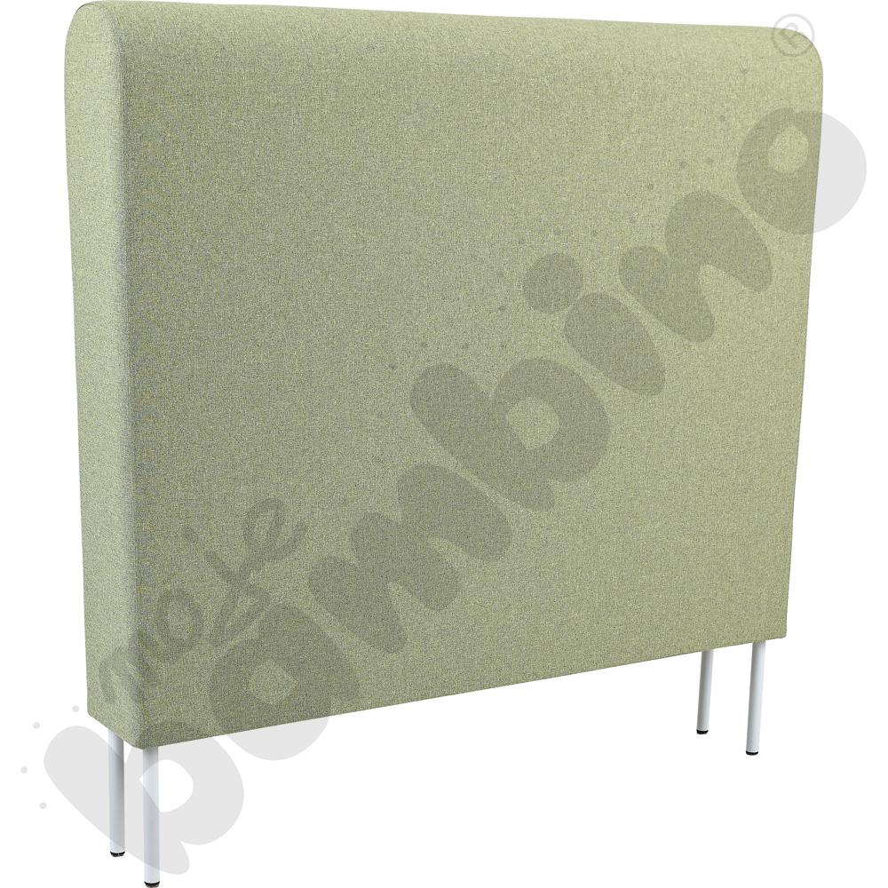 Moduł Versa 120x20x120 cm z plastikowymi stopkami, stelaż jasnoszary, tkanina RO27